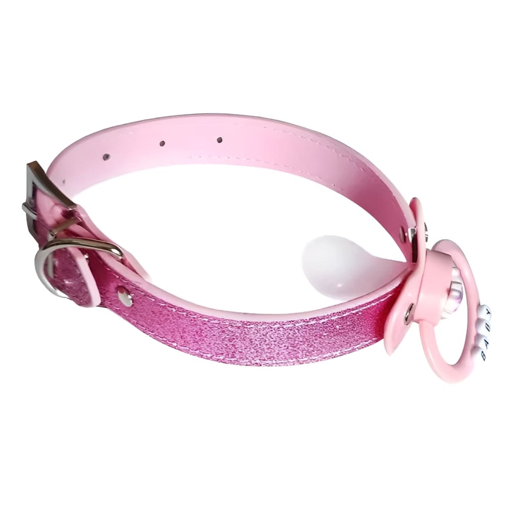 Sparkly Unicorn Glitz gag pacifier featuring secure fit and fantasy charm, ideal for DDLG, ABDL, cosplay, or collector use.