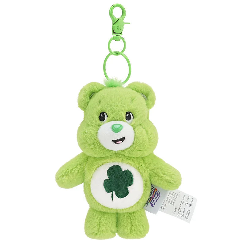 Green Teddy Cloud Crew plush keychain, soft and cuddly everyday accessory