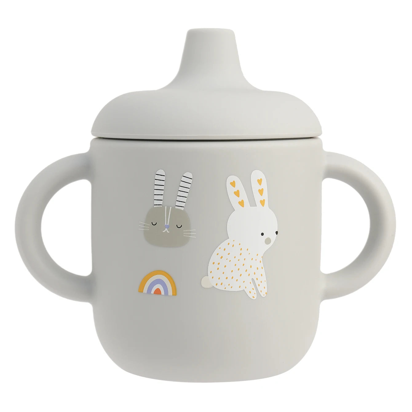 Kawaii animal print pastel sippy bottle perfect for DDLG and ABDL babycore scenes