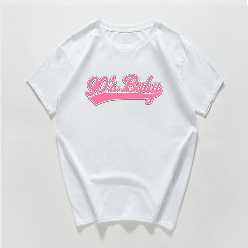 Kawaii Baby Throwback tee perfect for DDLG style lovers, featuring pastel-inspired character art and casual oversized fit