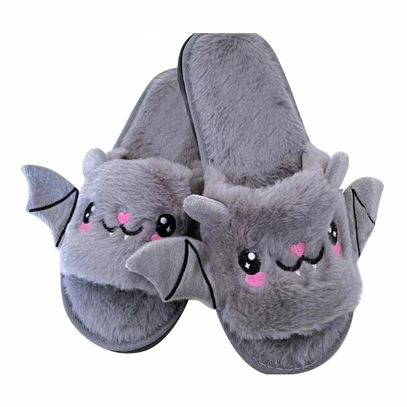 Gray Baby Nocturne kawaii slippers for cozy little space & cute DDLG fashion