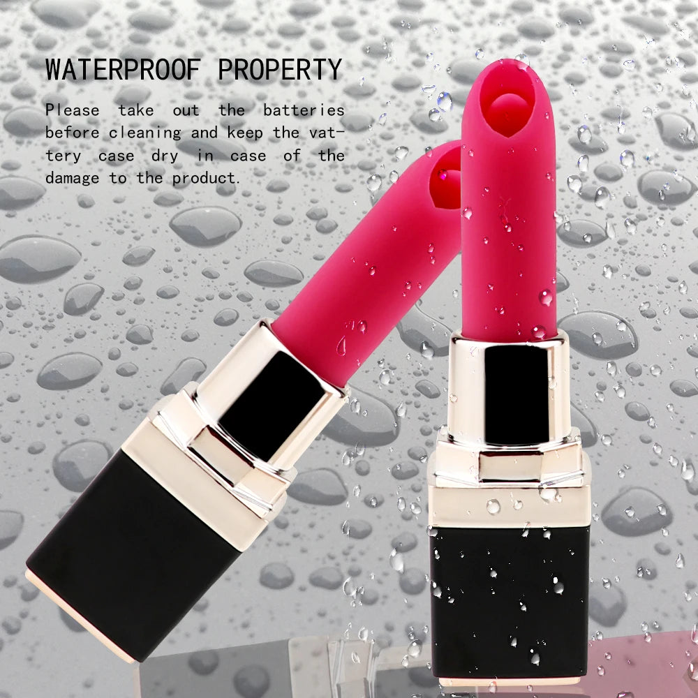 Cute lipstick toy for playful DDLG cuties, flirty vibes, easy to carry and discreet