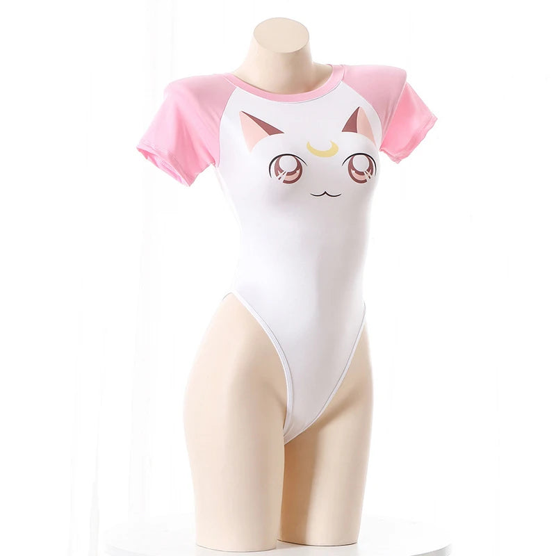 Snug fit Kawaii Mystic Cat Onesie perfect for curling up, roleplay, or soft space lounging
