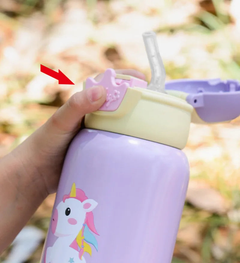 Cute Kawaii Stainless Steel Thermos for hot/cold beverages
