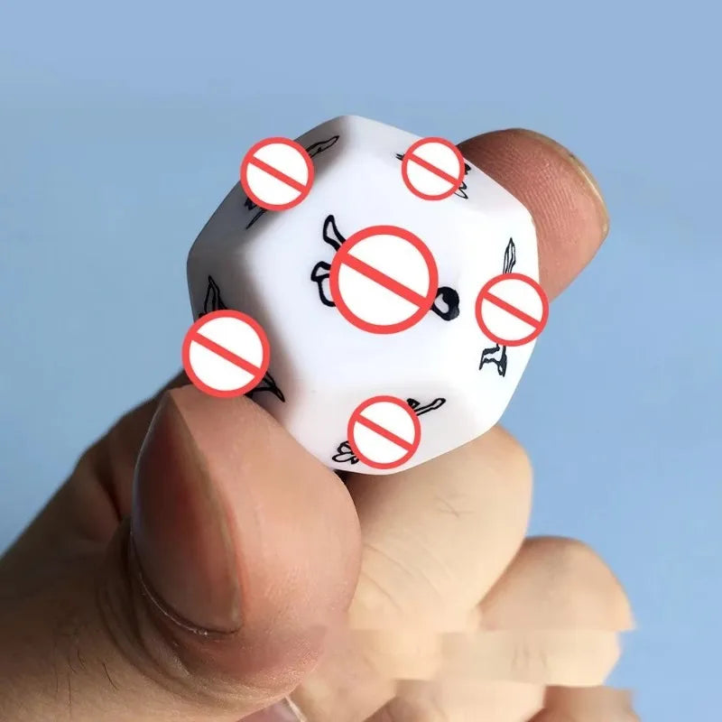 Spicy Nights Dice Set for DDLG and ABDL adult play, enhancing romantic moments