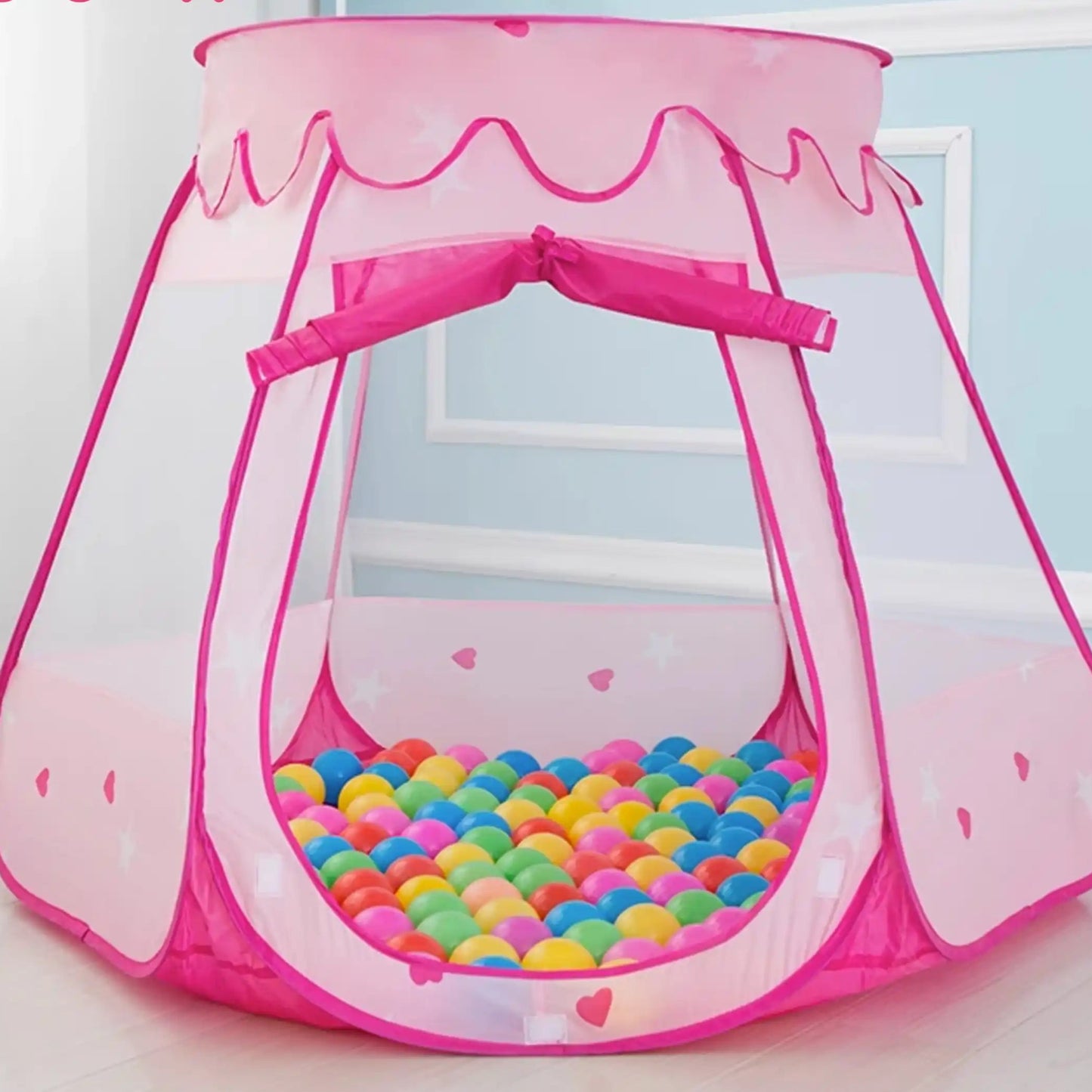 pastel pink Little Dreamer indoor camp tent for cozy kawaii and DDLG spaces