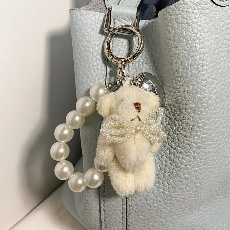 Lolita Mini Animal Keychains in pastel colors, kawaii cutebaddie & ABDL accessory for keys, bags, or purses