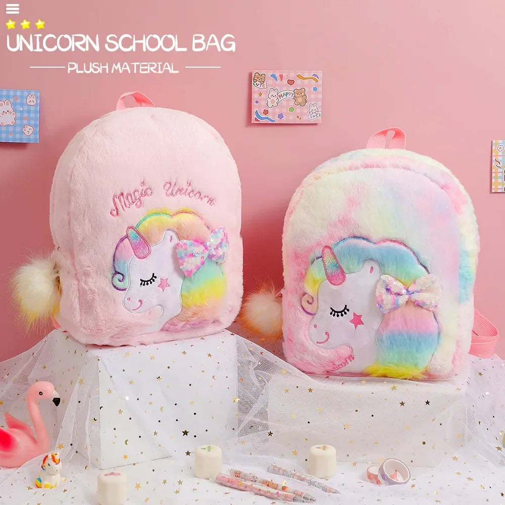 Pastel unicorn backpack 3-pack for trendy cutecore DDLG ABDL cuties