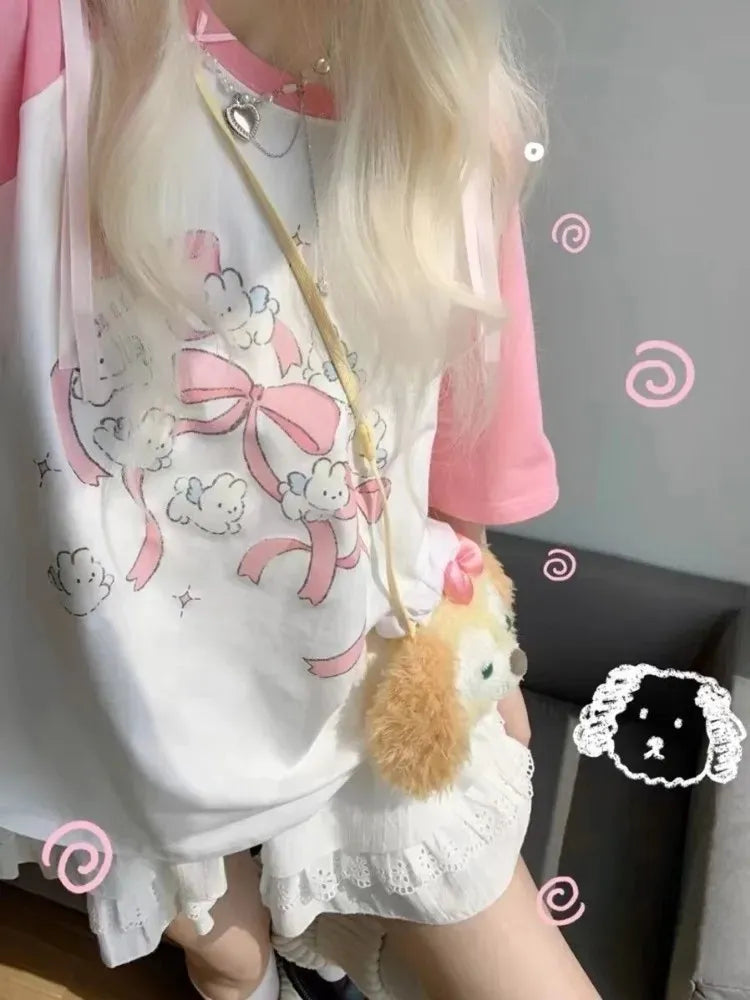 Magical Kawaii Bunny Ritual Dance top for dreamy ABDL and DDLG outfits