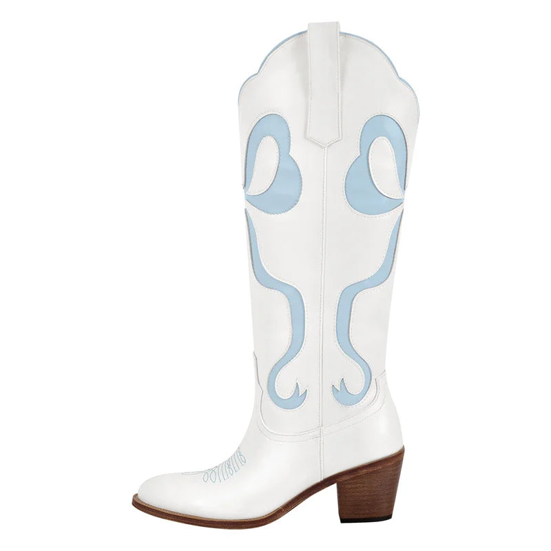Blue glittery princess boots with elegant ribbons, perfect for DDLG, ABDL, and pastel fashion lovers
