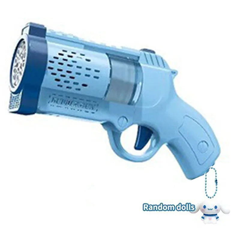 My Own Bubble Gun Machine in Blue, automatic bubble toy for playful spirits, perfect for DDLG/ABDL enjoyment