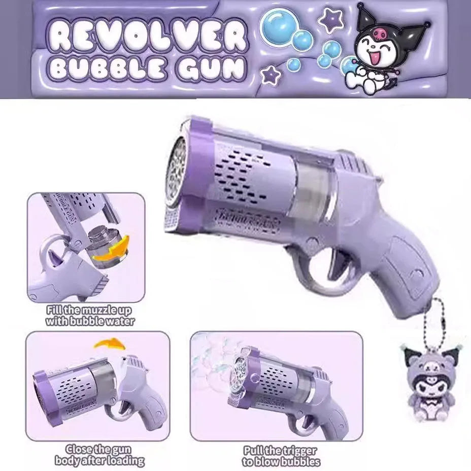 My Own Bubble Gun Machine in Purple, playful automatic bubble toy for DDLG/ABDL, magical littlespace vibes