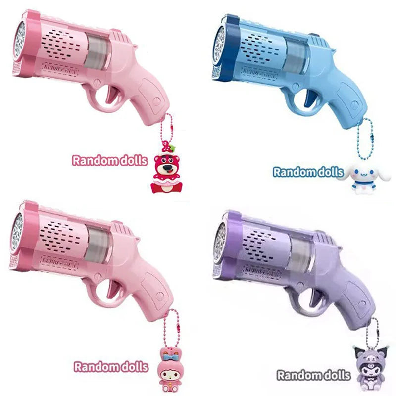 My Own Bubble Gun Machine Set, Pink, Purple, and Blue bubble guns for endless playful fun and littlespace joy