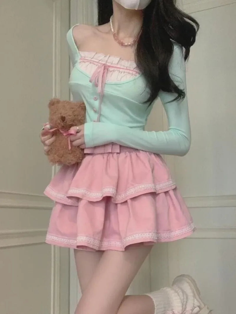 pastel bubblegum little doll playdate outfit ideal for abdl ddlg fantasy and baddie vibes