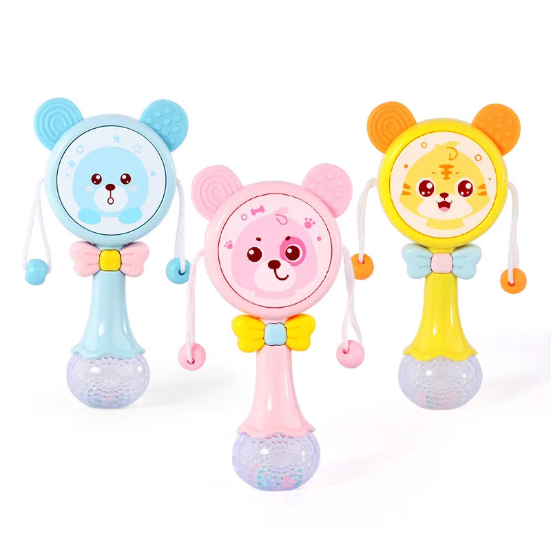 Pastel Dreamy Trio Rattle kawaii toy for DDLG ABDL littlespace play
