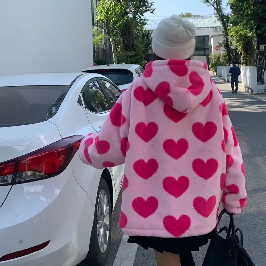 Pastel kawaii heart jacket π soft girl DDLG ABDL babycore fashion, vibrant fade-proof colors & cozy feel βοΈ