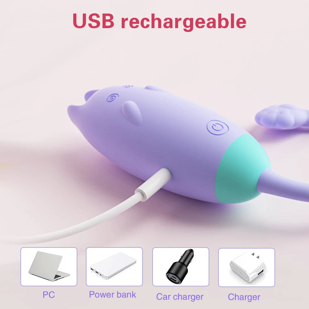 Pastel Kitty Buzz Fun mini vibe for cute DDLG playtime