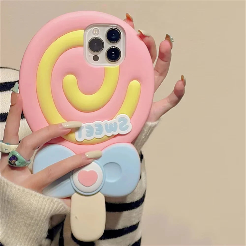 pastel lollipop candy phone case ddlg abdl softcore aesthetic cute phone accessory