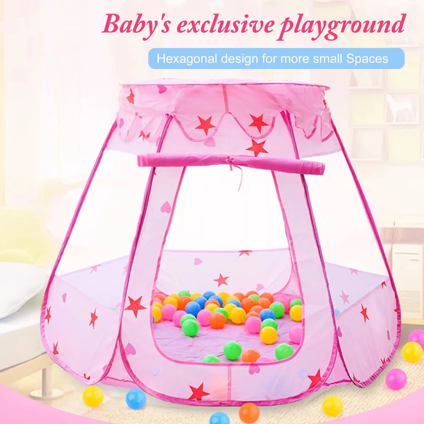 soft pastel pink Little Dreamer indoor camp tent perfect for Littlespace and kawaii decor