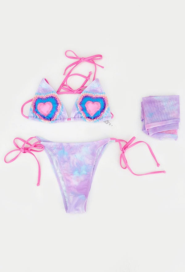 Pastel rave imagine tie dye clothing set for kawaii ddlg festival looks
