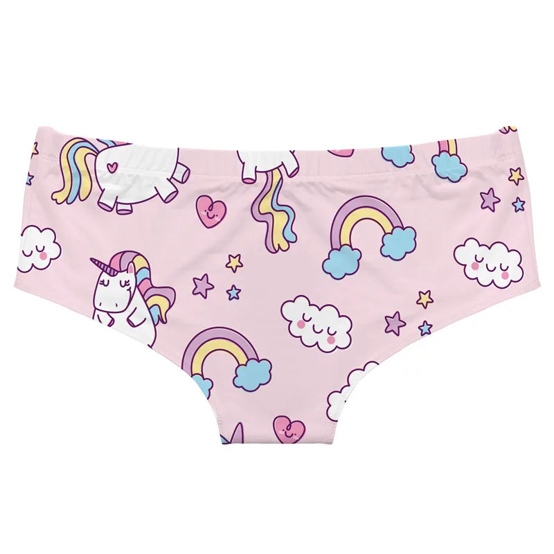 Pastel unicorn & cloud print panties for dreamy DDLG & ABDL bedtime princesses πβ¨