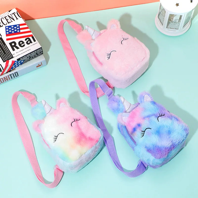 Pastel unicorn sling bag set with dreamy gradient colors, kawaii DDLG pastelcore aesthetic π¦β¨