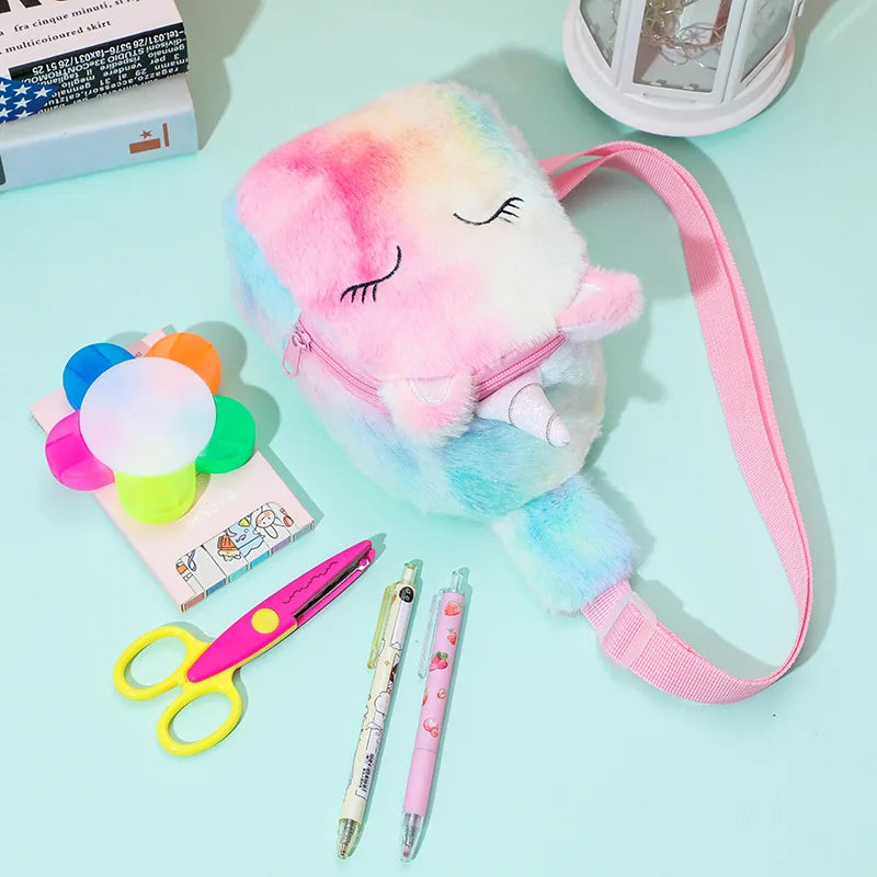 Pink pastel unicorn sling bag with cute ears and horn, perfect kawaii ABDL and pastelcore fits ππ