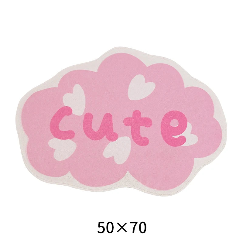 Pastelcore aesthetic rug for kawaii room vibes