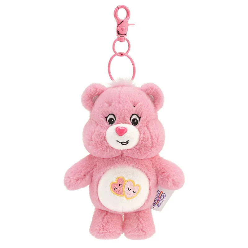 Collectible pink Teddy Cloud Crew plush keychain, perfect for cozy vibes