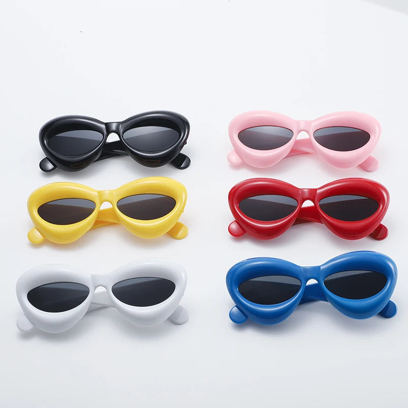 Full collection of Pop Art Icon Sunglasses in vibrant pop art colors, cutecore accessories
