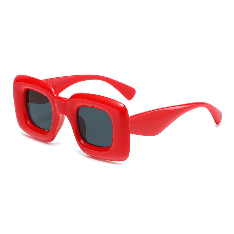 Red Pop Art Icon Sunglasses, fierce and vibrant pop art statement shades for cutecore babes