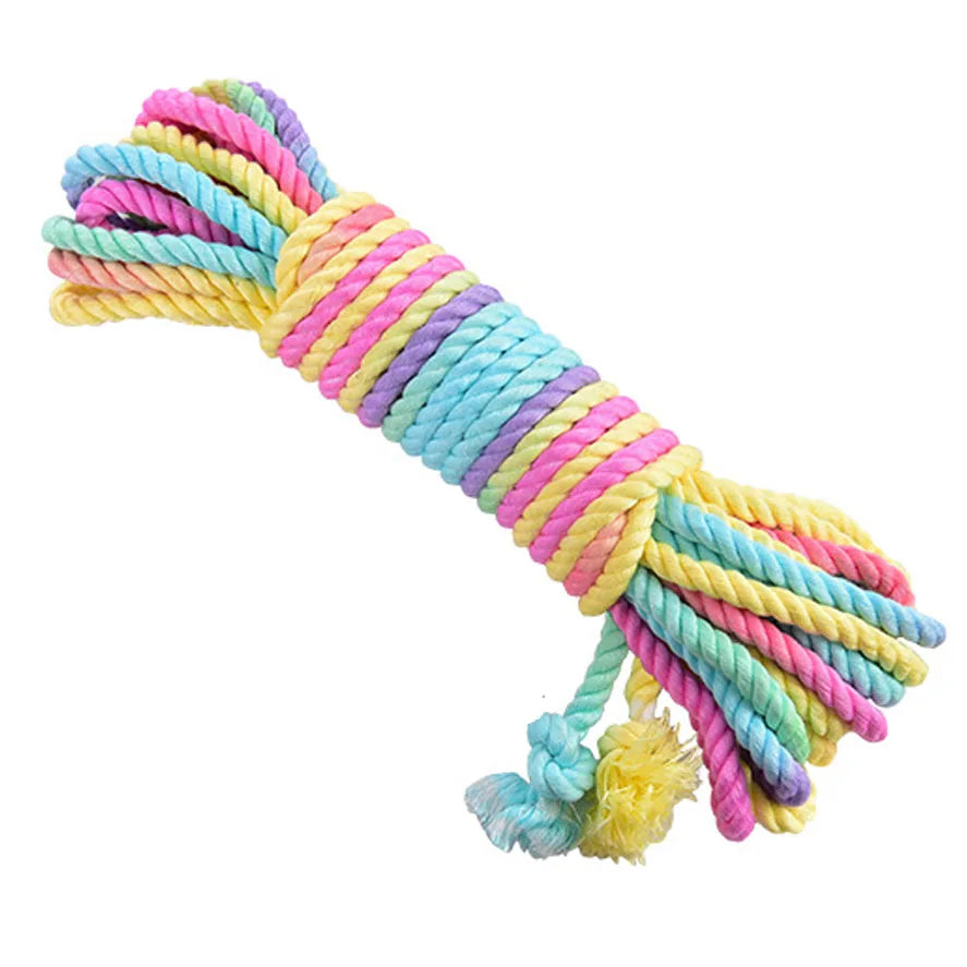 Rainbow Cutecore Shibari Rope ddlg abdl kawaii babygirl cosplay accessory for playful bondage