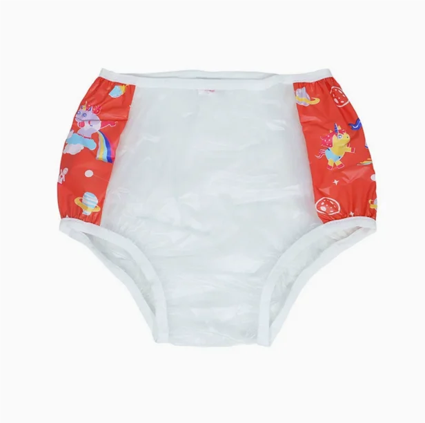 Rainbow Muse diaper cover showcasing adorable bear prints