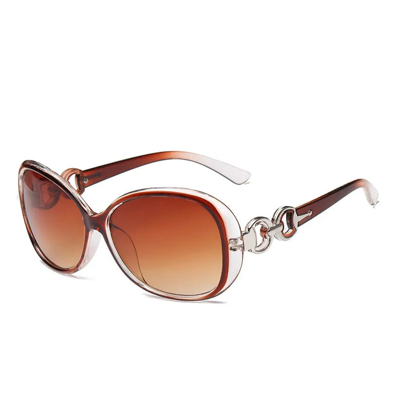 Silver and tea frame Slavic Diva Shades with tea-tinted lenses, unique vintage style for alt baddies