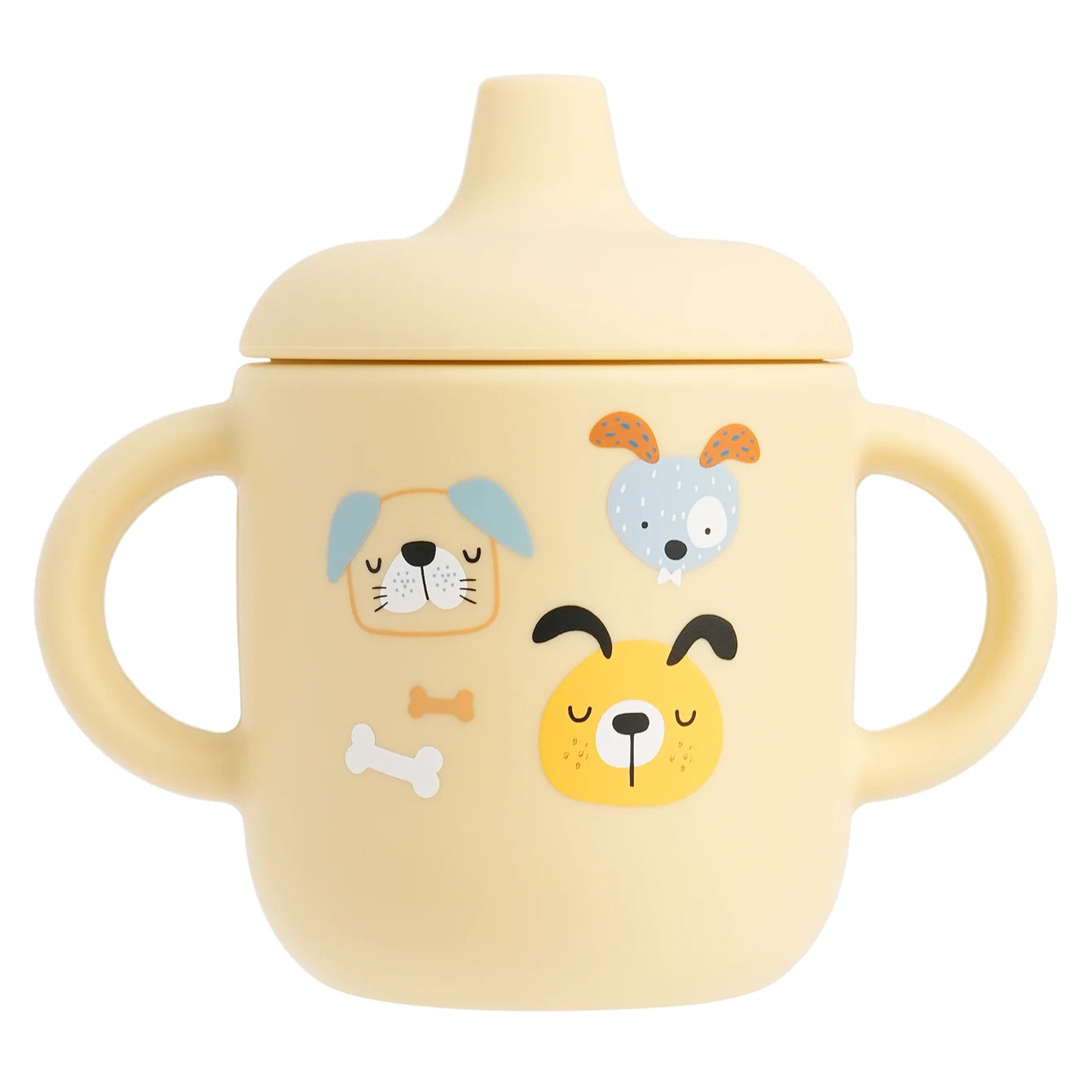 Soft pastel Drink Me sippy bottle with gentle colors for babycore, DDLG, and ABDL play