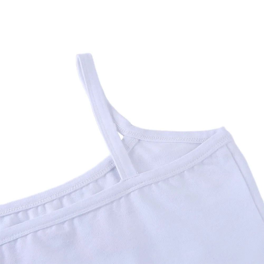 Kawaii-style pink and white crop top with soft fabric and stretchy fit for comfy, everyday looks
