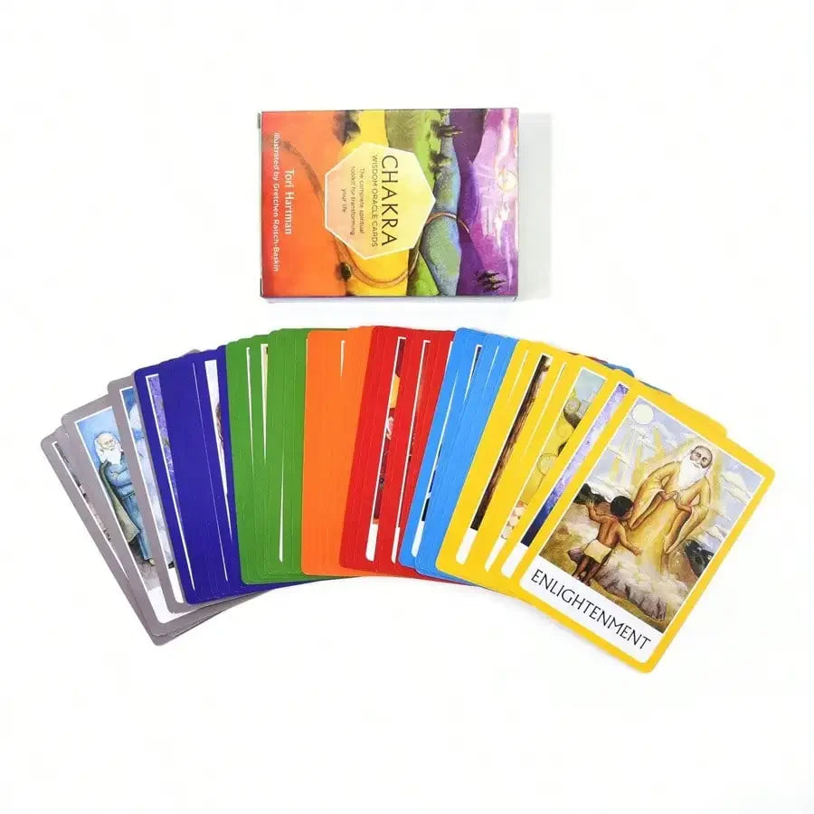 spiritual chakra oracle deck abdl ddlg cutecore mystical meditation and healing cards