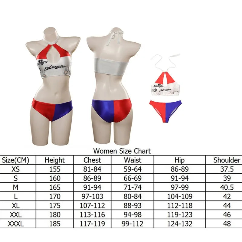 Sweet But Psycho Set Size Chart, cutecore and kawaii DDLG/ABDL cosplay sizing reference