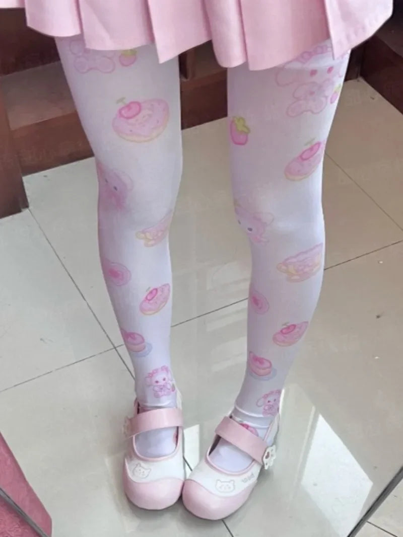 Pastel candy-colored stockings for kawaii cutecore, DDLG and ABDL playful outfits