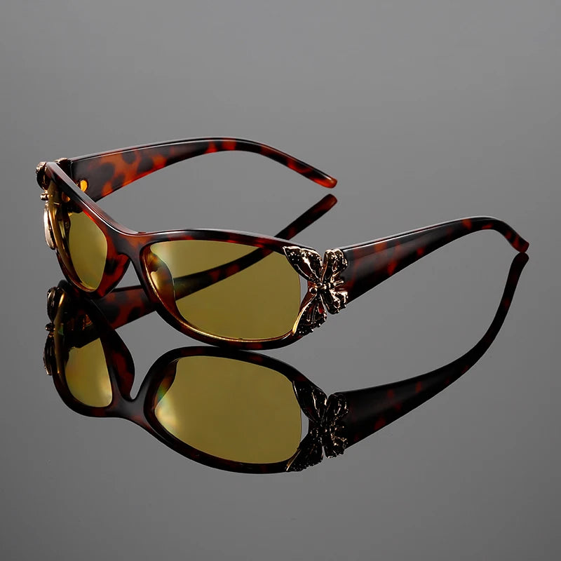 bold psychedelic trippy pattern festival sunglasses perfect for rave party outfits