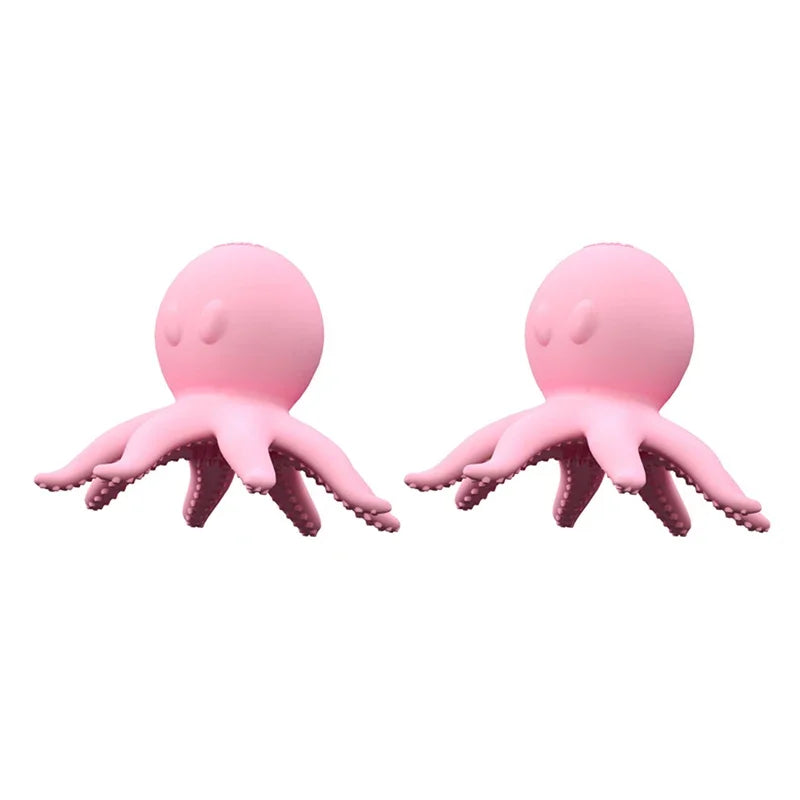 USB rechargeable and whisper-quiet Octo-Lush teaser toy for discreet use