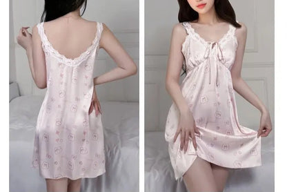 Pastel Purr Sleepwear for DDLG ABDL, kawaii soft night dress for bedtime cuddles
