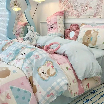 Pastel Dreams Kawaii Bedding Set