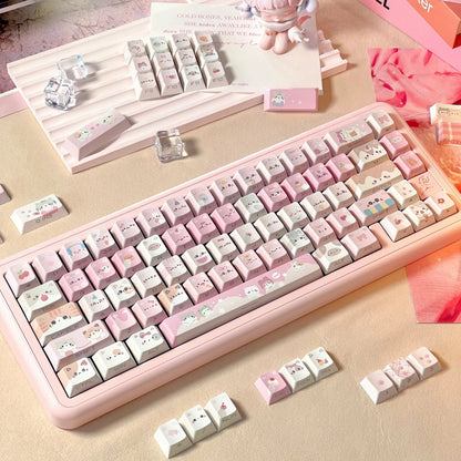 Cute Kitty Keyboard Touch Keycap