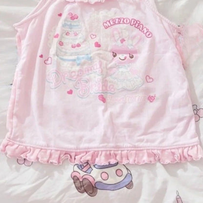 Sugar Bunny Lace Crop Top