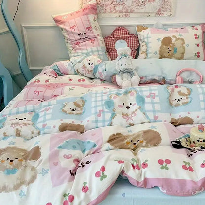 Pastel Dreams Kawaii Bedding Set