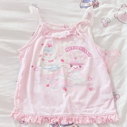 Sugar Bunny Lace Crop Top