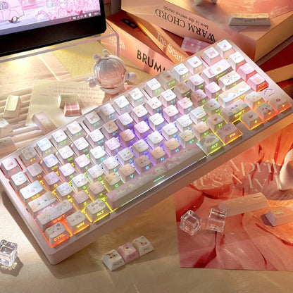 Cute Kitty Keyboard Touch Keycap