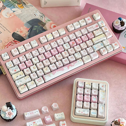 Cute Kitty Keyboard Touch Keycap