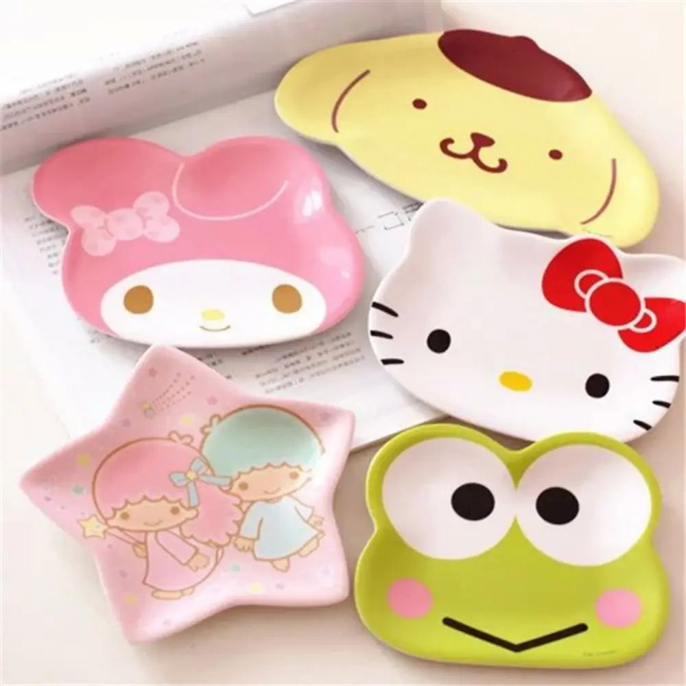 Adorable snack plates set for ABDL and DDLG featuring kawaii designs and playful vibes